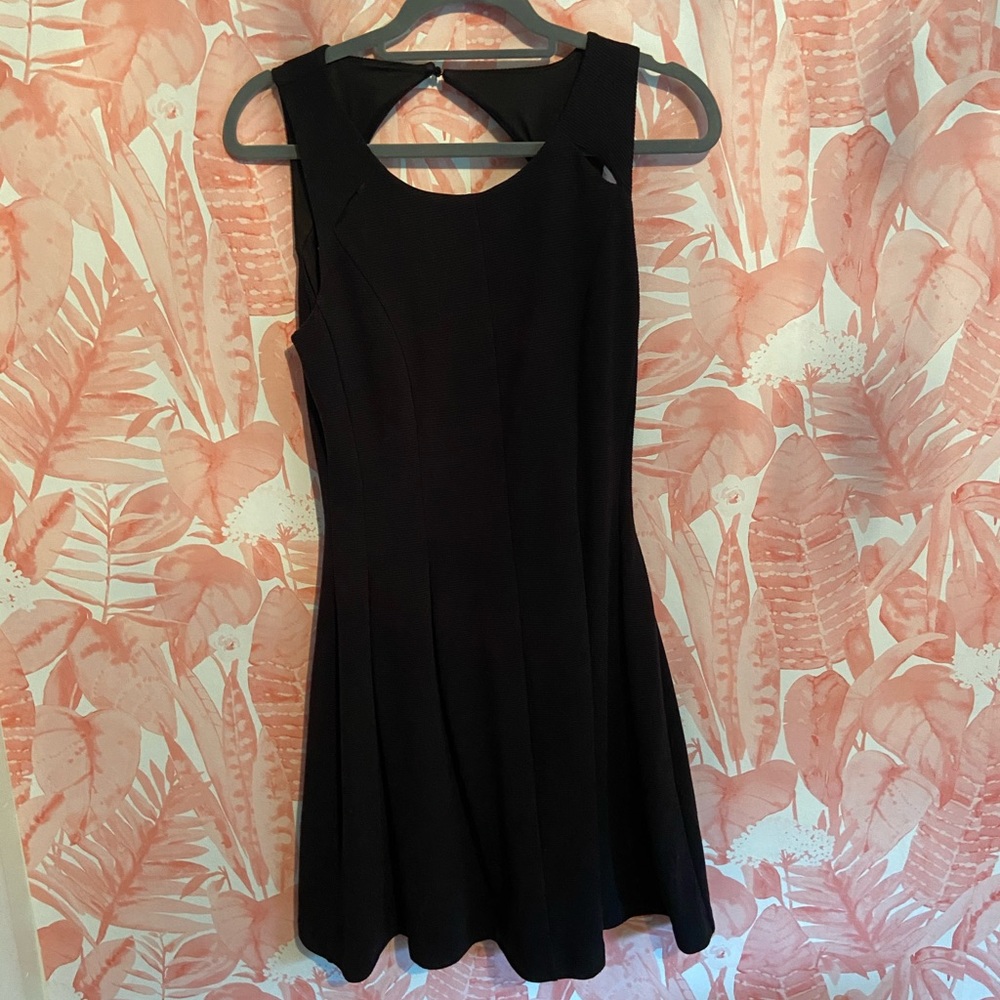 Black A-Line Black Dress